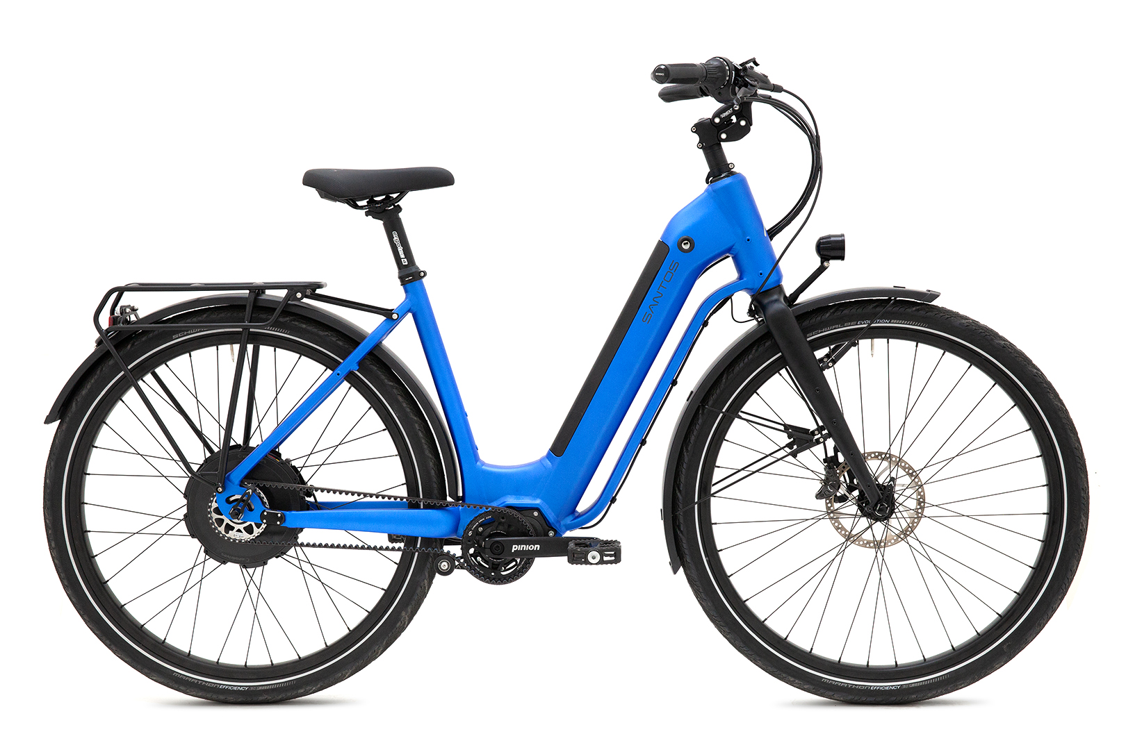 Santos LowStep-E-Neo Reisfiets soft blue laag