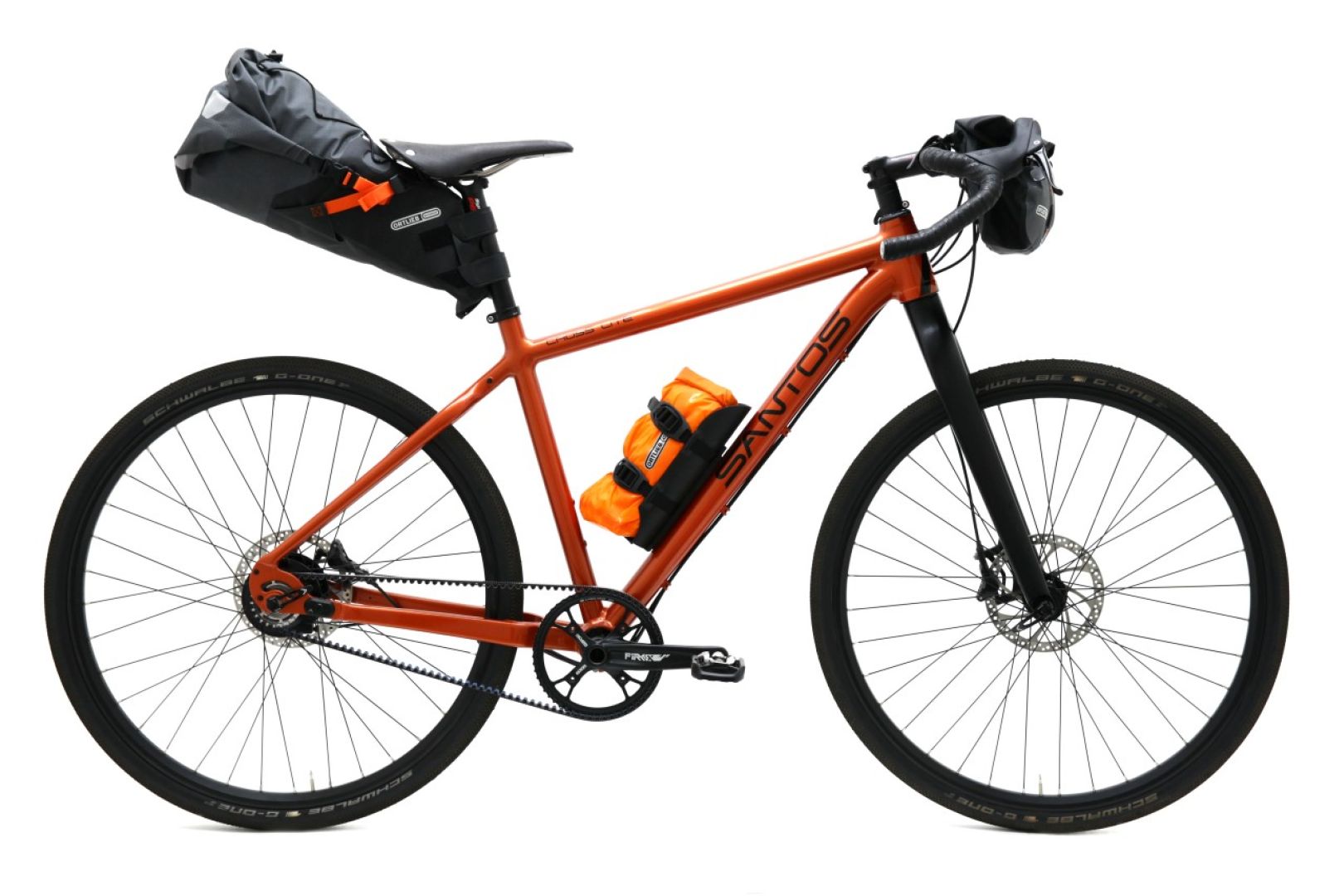 Santos Cross Lite orange metallic bikepacking gravelfiets