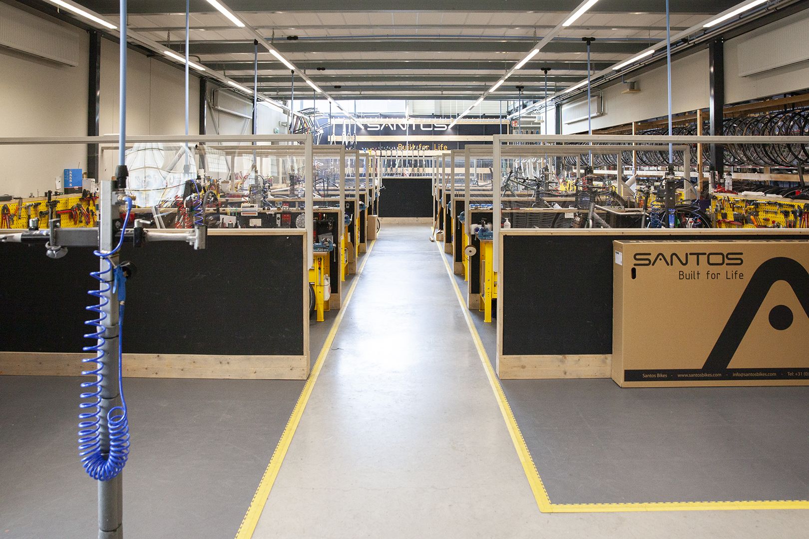Santos Werkplaats fabriek Nieuw-Vennep